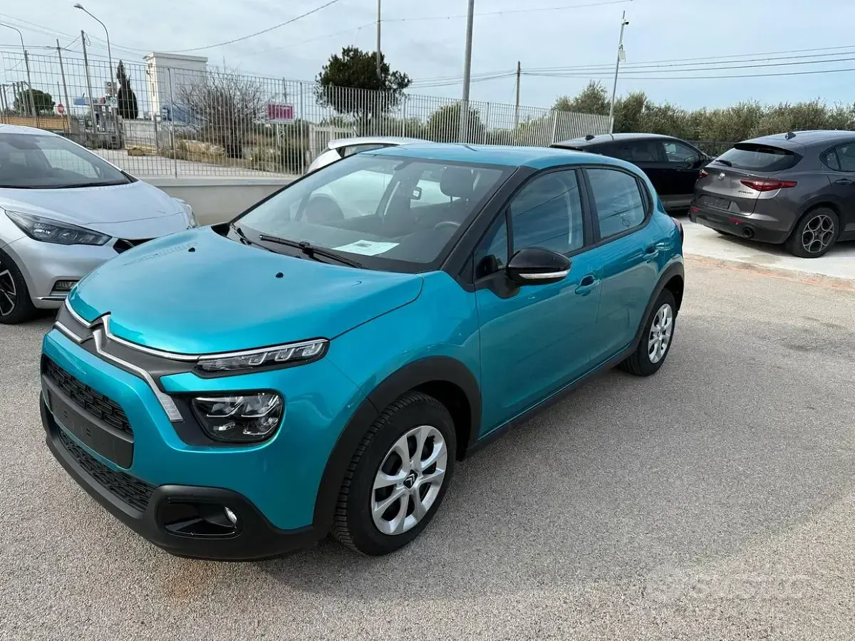 Usata Citroën C3 Feel 102 CV (75 kW) 2022 Blu Utilitaria
