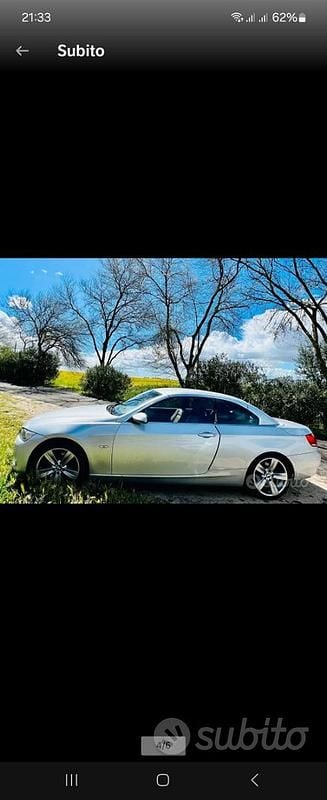 Usata BMW 320 Cabriolet 170 CV (125 kW) 2007 Grigio Cabrio