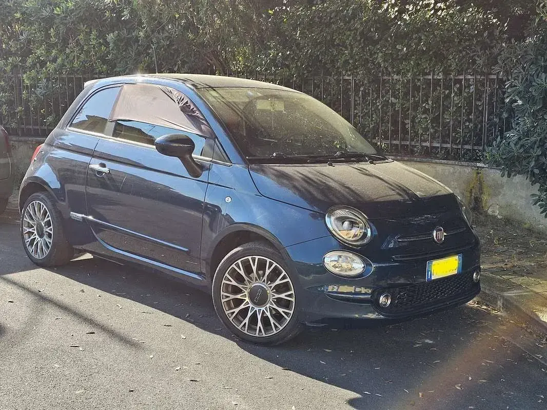 Usata Fiat 500 Riva 95 CV (69 kW) 2017 Blu/azzurro Utilitaria