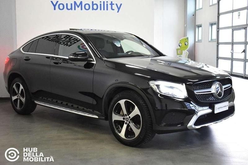 Usata Mercedes GLC220 170 CV (125 kW) 2018 Nero Coupé