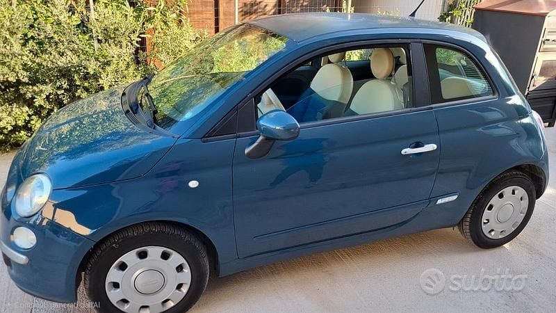 Usata Fiat 500 Pop 2008 Blu Utilitaria