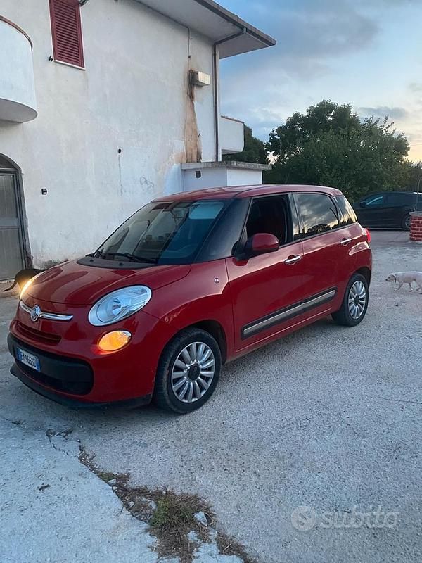 Usata Fiat 500L 95 CV (69 kW) 2012 Rosso Monovolume