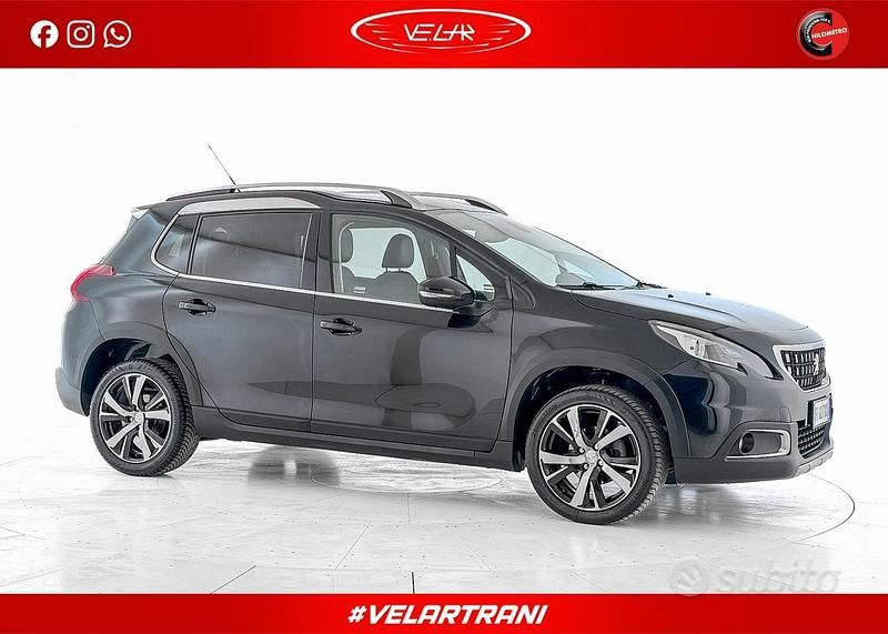 Usata Peugeot 2008 Allure 100 CV (73 kW) 2017 Nero SUV