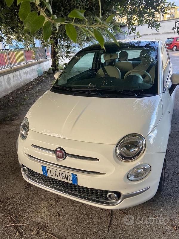 Usata Fiat 500 Lounge 69 CV (50 kW) 2017 Bianco Utilitaria