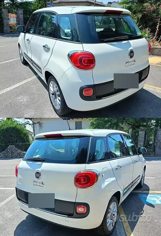 Usata Fiat 500L Pop Star 85 CV (62 kW) 2014 Bianco Monovolume