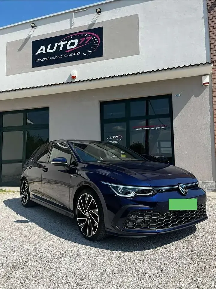 Usata VW Golf VII GTD 200 CV (147 kW) 2021 Blu/azzurro Utilitaria