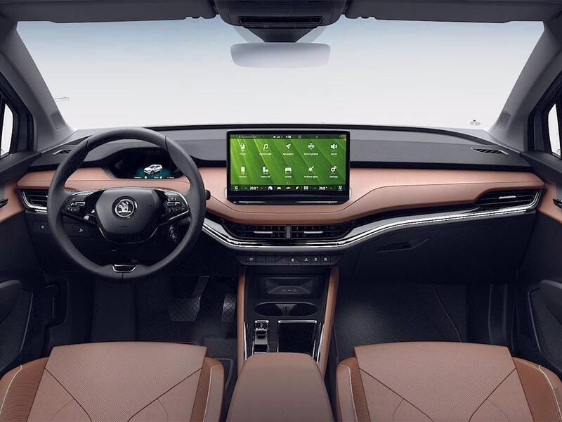 Usata Skoda Enyaq iV Executive 150 kW (204 CV) 2023 Grigio graphite metallizzato SUV