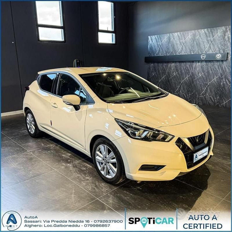 Usata Nissan Micra N-Connecta 101 CV (74 kW) 2020 Beige Utilitaria