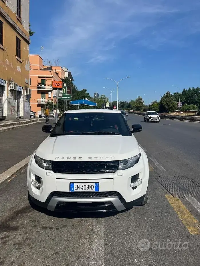 Usata Land Rover Range Rover evoque Dynamic 190 CV (139 kW) 2012 Bianco SUV