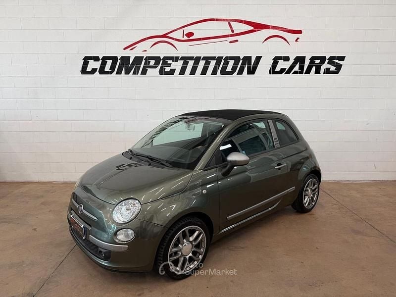 Usata Fiat 500 Rock 95 CV (69 kW) 2011 Verde Cabrio