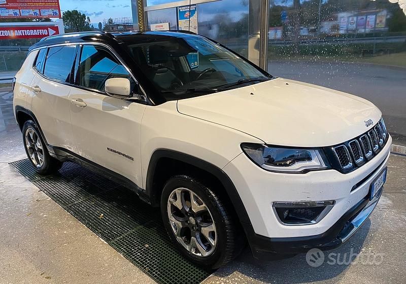 Usata Jeep Compass Limited 140 CV (102 kW) 2018 Bianco SUV