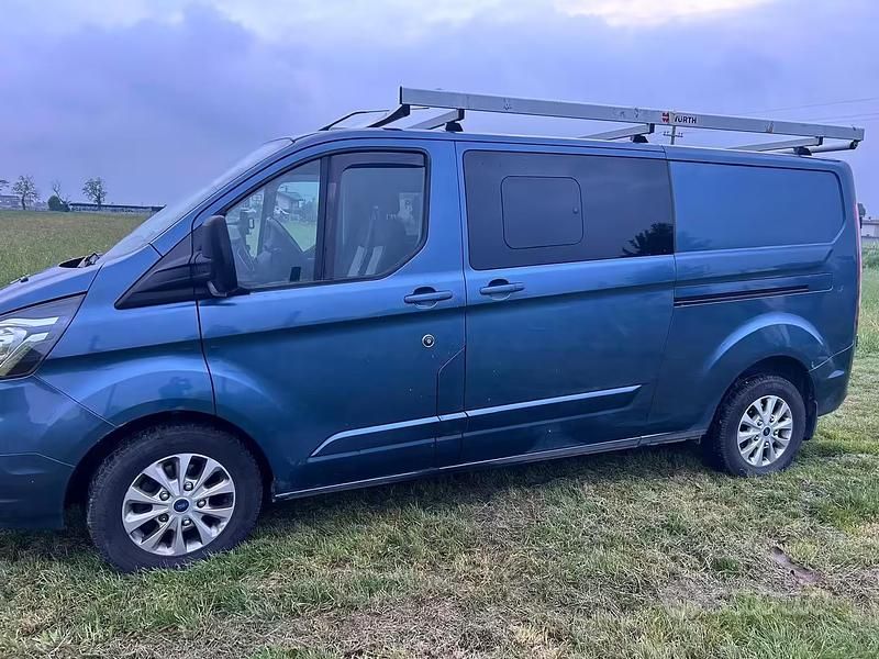Usata Ford Transit Custom Titanium 2020 Blu Utilitaria
