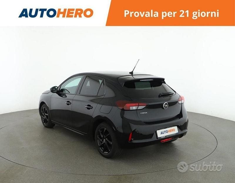 Usata Opel Corsa Design & Tech 74 CV (54 kW) 2022 Nero Utilitaria