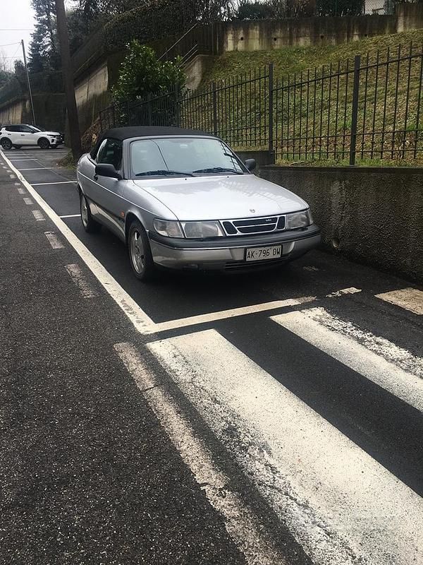 Usata Saab 900 Cabriolet 1996 Grigio Cabrio