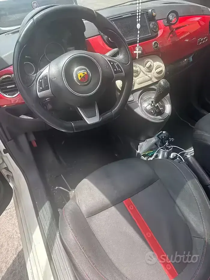 Usata Abarth 500 69 CV (50 kW) 2008 Bianco Utilitaria