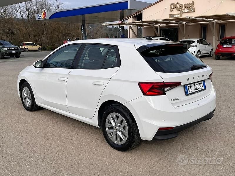 Usata Skoda Fabia 95 CV (69 kW) 2021 Bianco Berlina