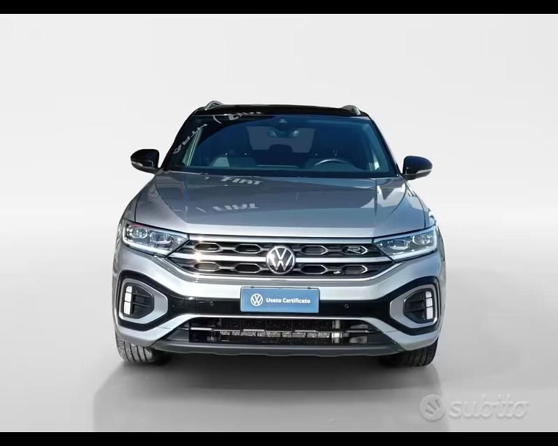 Usata VW T-Roc R-line 110 CV (80 kW) 2022 Grigio chiaro met. SUV