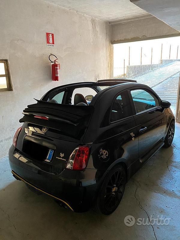 Usata Abarth 595C Competizione 180 CV (132 kW) 2016 Nero Cabrio