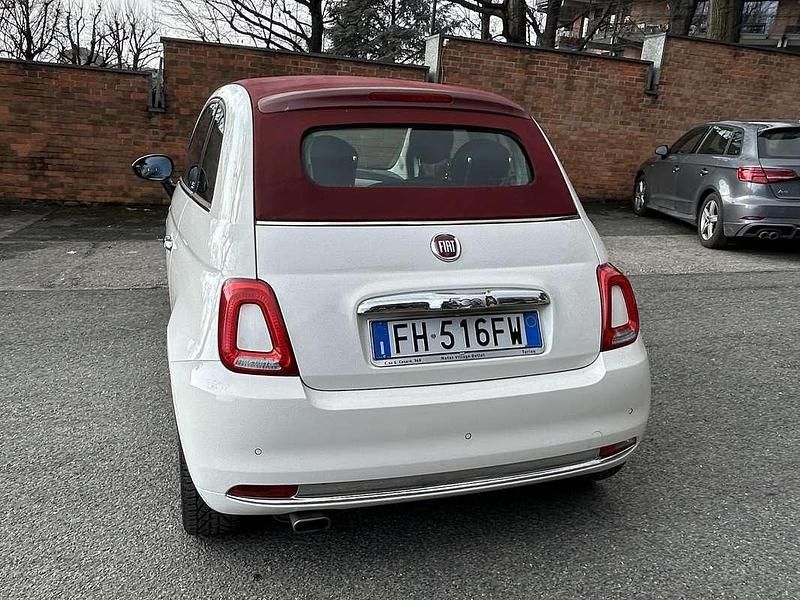 Usata Fiat 500C Lounge 69 CV (50 kW) 2017 Bianco Cabrio