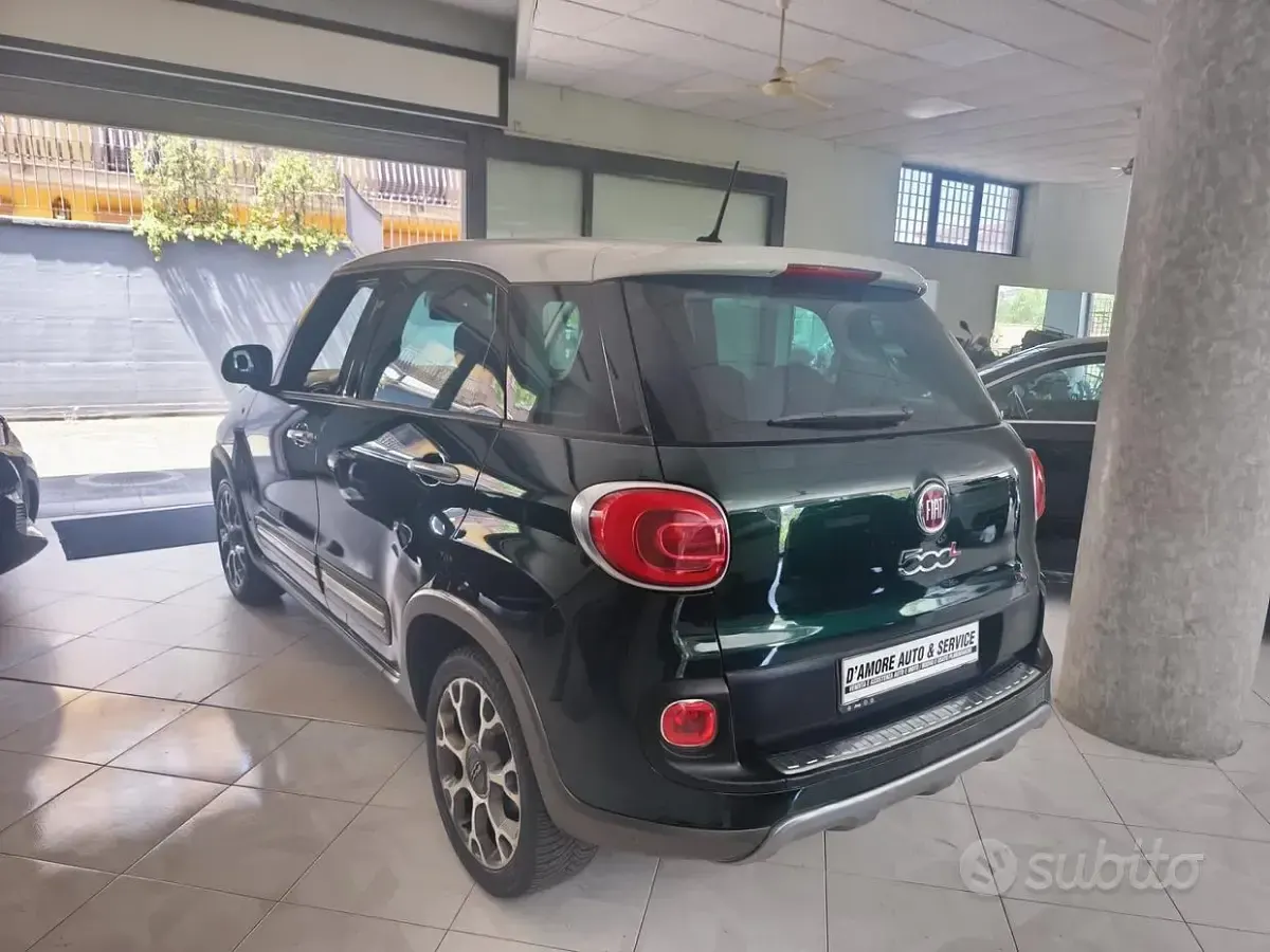 Usata Fiat 500L Trekking 85 CV (62 kW) 2014 Verde Monovolume