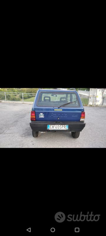 Usata Fiat Panda 4x4 Climbing 55 CV (40 kW) 2003 Blu Utilitaria