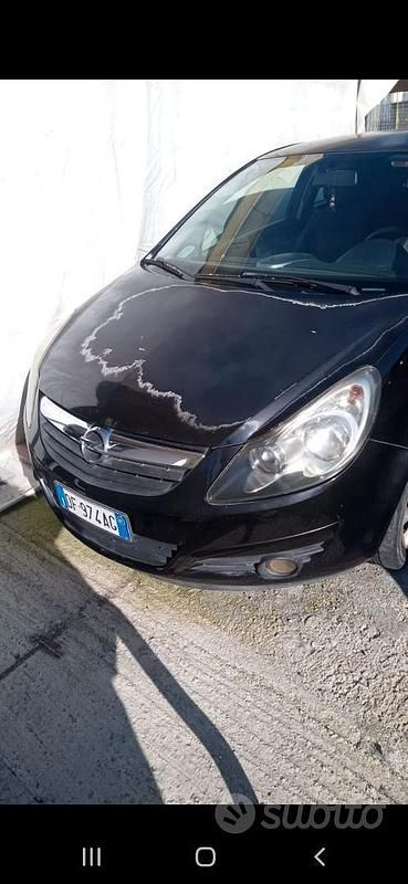 Usata Opel Corsa Sport 90 CV (66 kW) 2007 Nero Utilitaria
