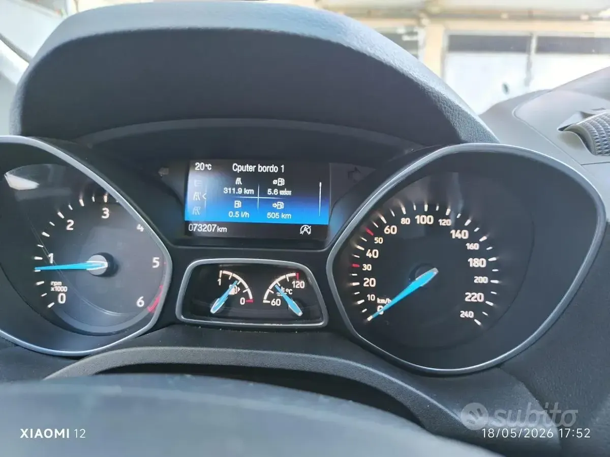 Usata Ford C-MAX Titanium 120 CV (88 kW) 2018 Bianco Monovolume