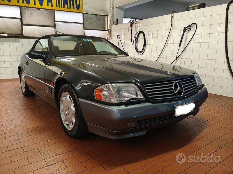 Usata Mercedes SL320 231 CV (169 kW) 1995 Nero Cabrio