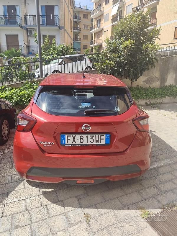 Usata Nissan Micra 90 CV (66 kW) 2019 Rosso Utilitaria