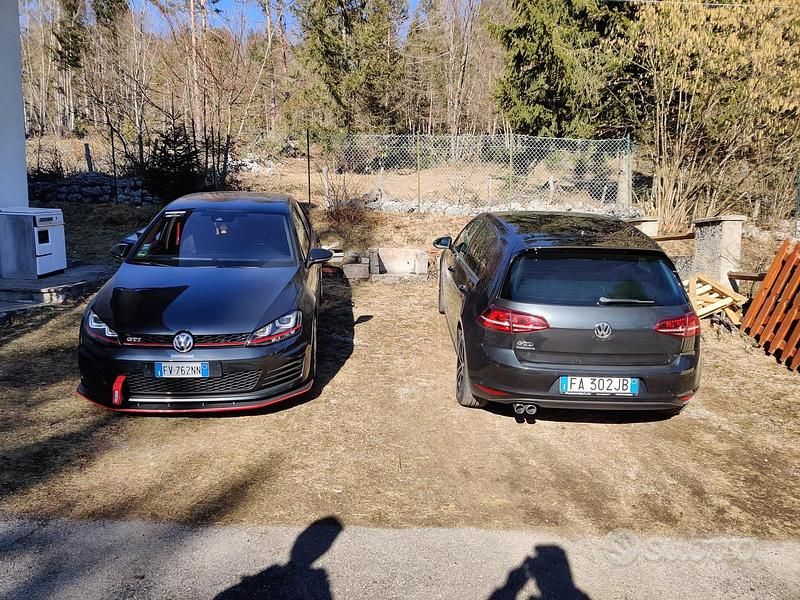 Usata VW Golf VII GTD 184 CV (135 kW) 2014 Grigio Utilitaria