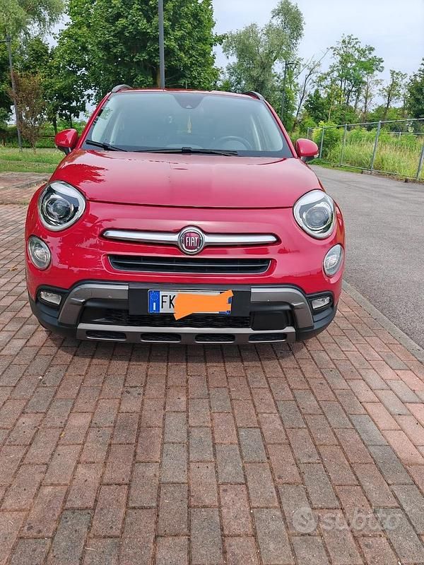 Usata Fiat 500X 120 CV (88 kW) 2017 Rosso SUV