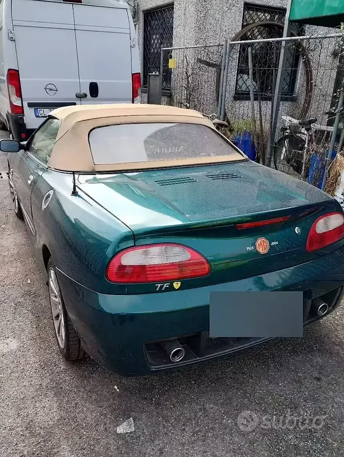 Usata MG TF 116 CV (85 kW) 2004 Verde Cabrio