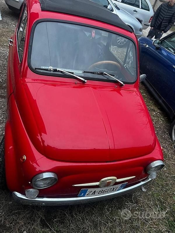 Usata Fiat 500 1960 Rosso Utilitaria