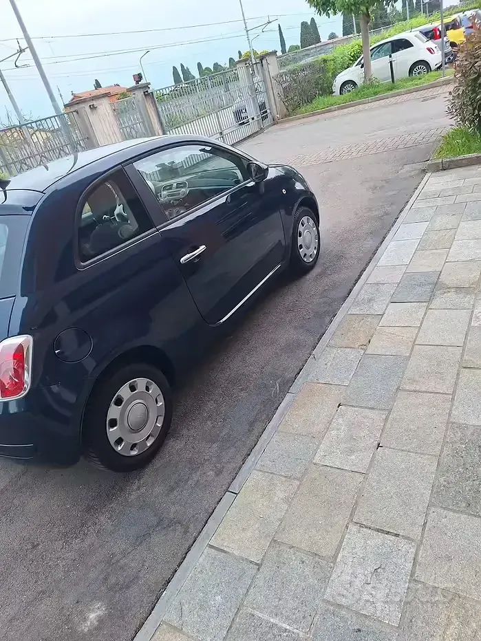 Usata Fiat 500 69 CV (50 kW) 2015 Blu Berlina