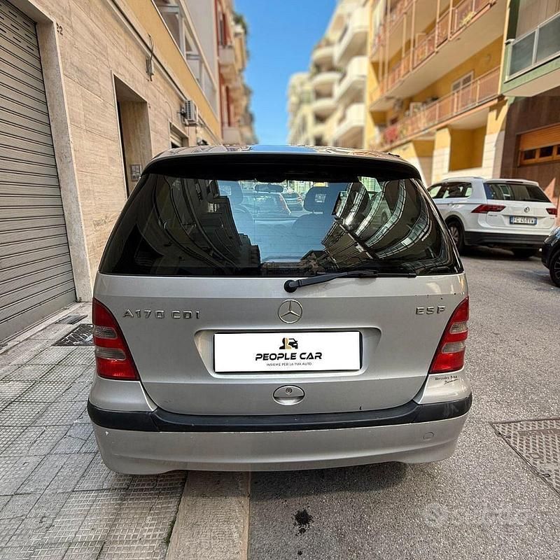 Usata Mercedes A170 Avantgarde 95 CV (69 kW) 2002 Grigio Utilitaria