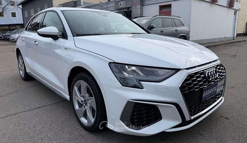 Usata Audi A3 S-Line 150 CV (110 kW) 2022 Bianco Berlina