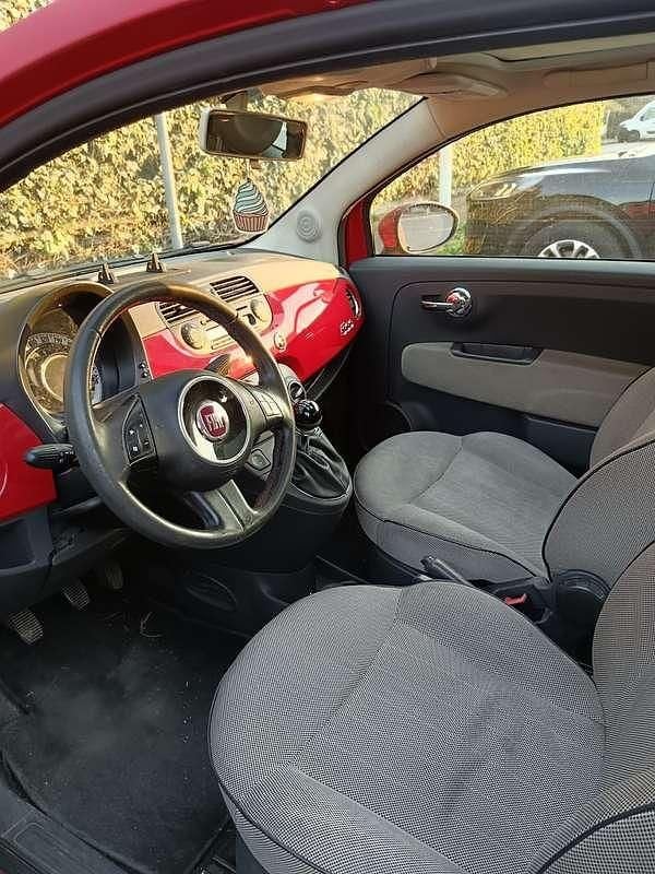 Usata Fiat 500 Lounge 69 CV (50 kW) 2009 Rosso Cabrio