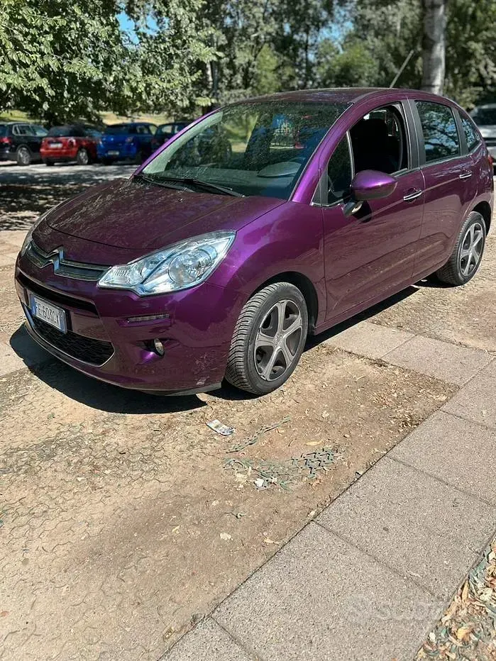 Usata Citroën C3 Exclusive 75 CV (55 kW) 2016 Viola Berlina