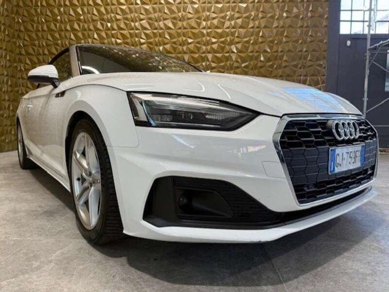 Usata Audi A5 Cabriolet Advanced Plus 204 CV (150 kW) 2022 Bianco Cabrio