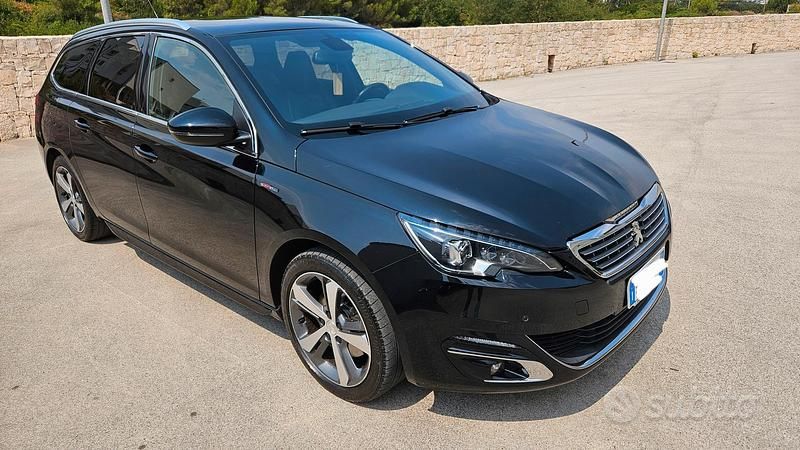 Usata Peugeot 308 SW GT-line 150 CV (110 kW) 2017 Nero Station wagon