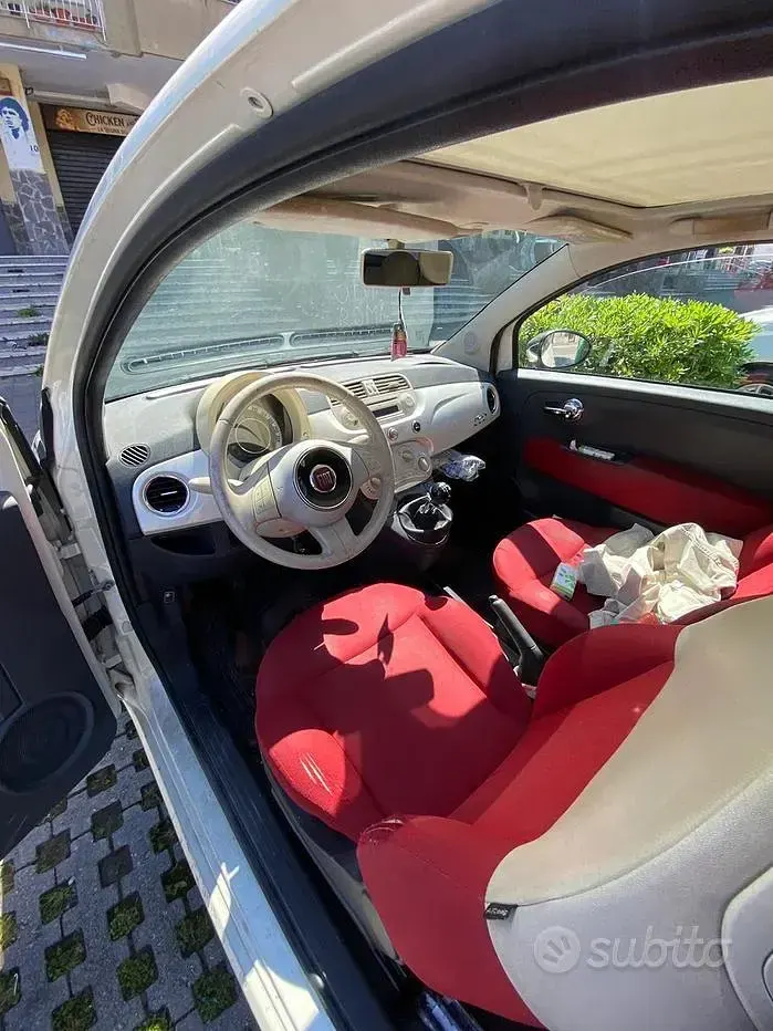 Usata Fiat 500 Pop 69 CV (50 kW) 2011 Bianco Utilitaria