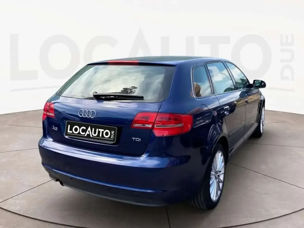 Usata Audi A3 Sportback Attraction 90 CV (66 kW) 2011 Blu Utilitaria