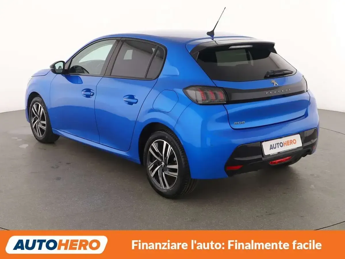 Usata Peugeot 208 Allure 101 CV (74 kW) 2022 Blu Utilitaria