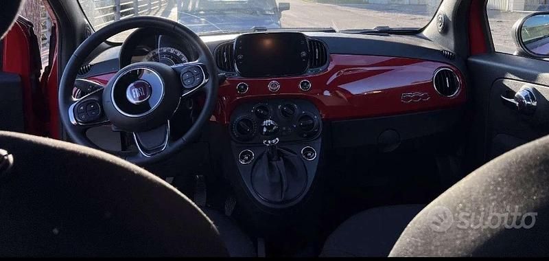 Usata Fiat 500 69 CV (50 kW) 2023 Rosso Utilitaria
