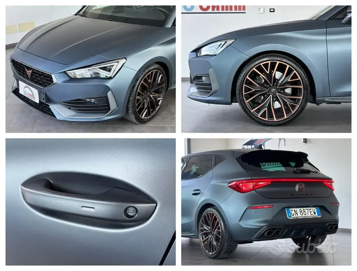 Usata Cupra Leon VZ 300 CV (220 kW) 2023 Grigio magnetico opaco Berlina