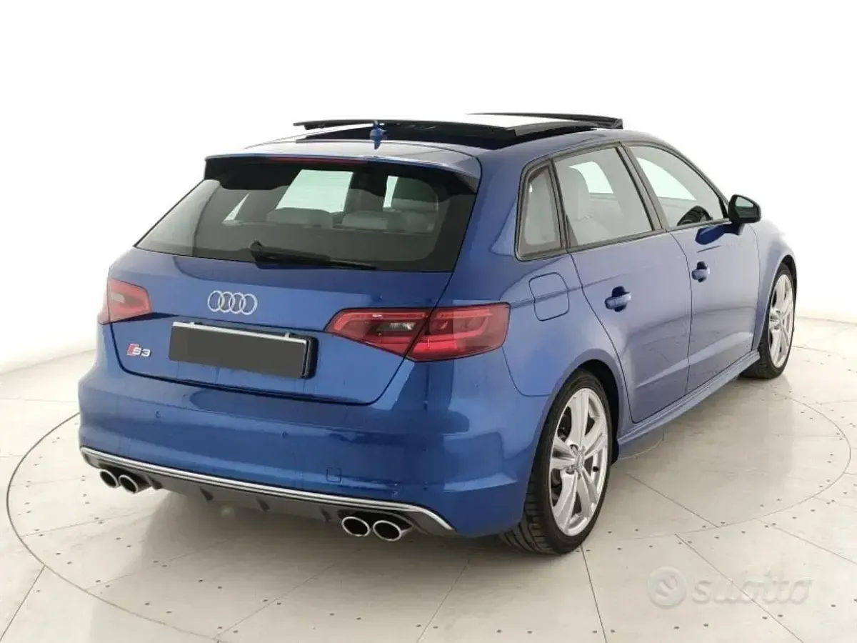 Usata Audi S3 Sportback 300 CV (220 kW) 2015 Blu Utilitaria