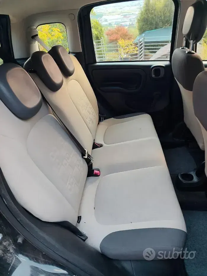 Usata Fiat Panda 2012 Nero Utilitaria