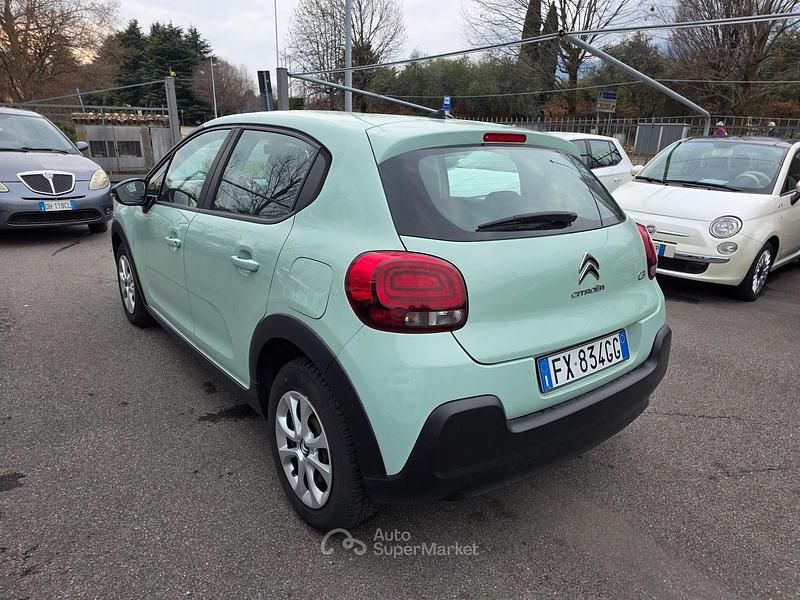 Usata Citroën C3 Feel 102 CV (75 kW) 2019 Verde Utilitaria