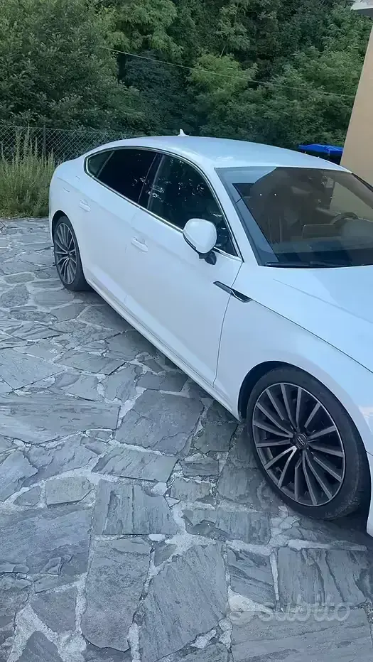 Usata Audi A5 190 CV (139 kW) 2017 Bianco Coupé
