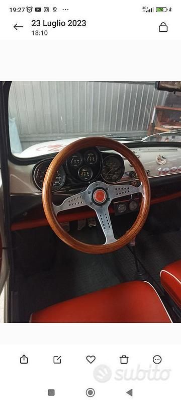 Usata Fiat 600D 1960 Bianco Coupé